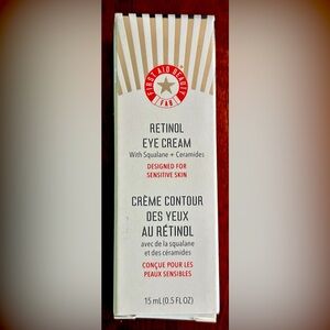 First Aid Beauty Retinol Eye Cream with Squalane + Ceramides Sensitive Skin